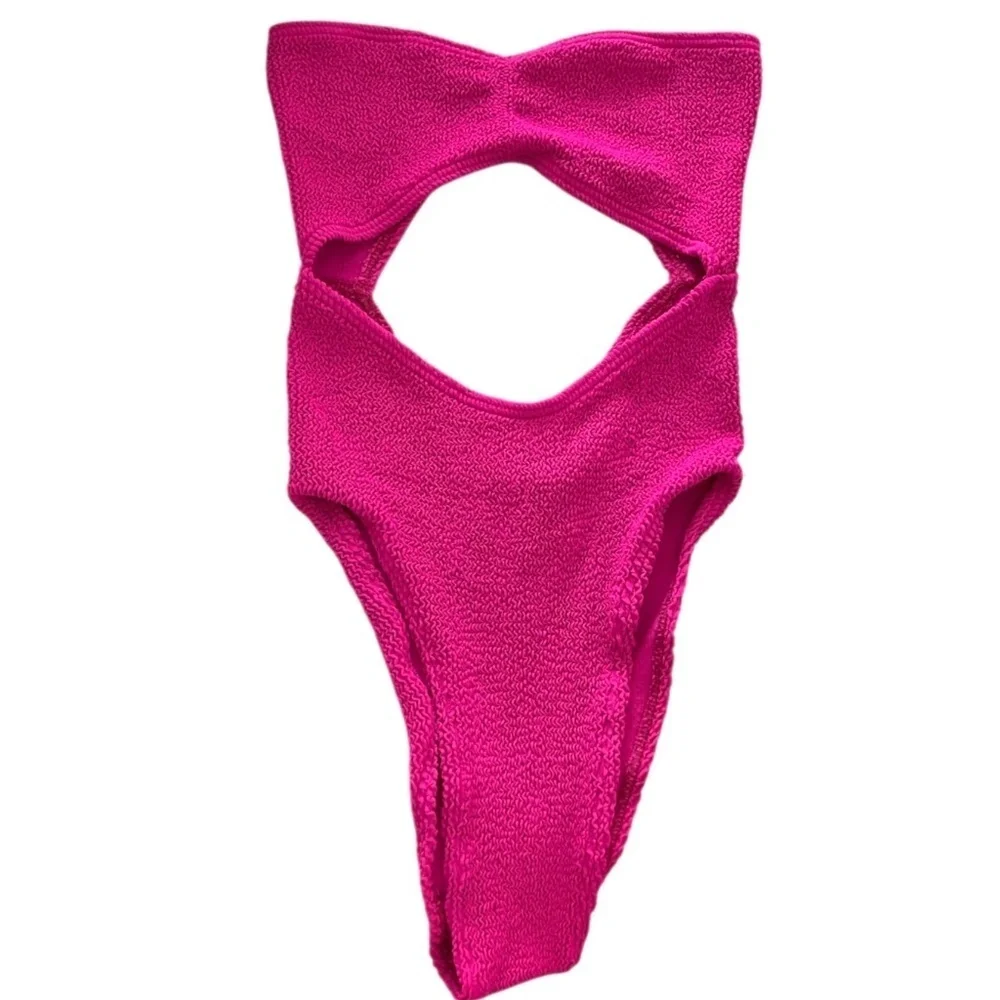 Bond-Eye One Piece Cutout Swimsuit Crinkle Bound Collection OS